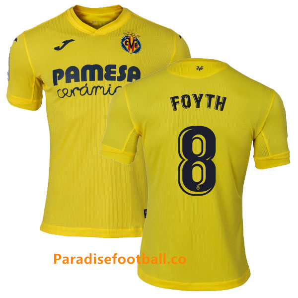 2020-2021 Villarreal Home Kit Soccer Jersey Foyth #8